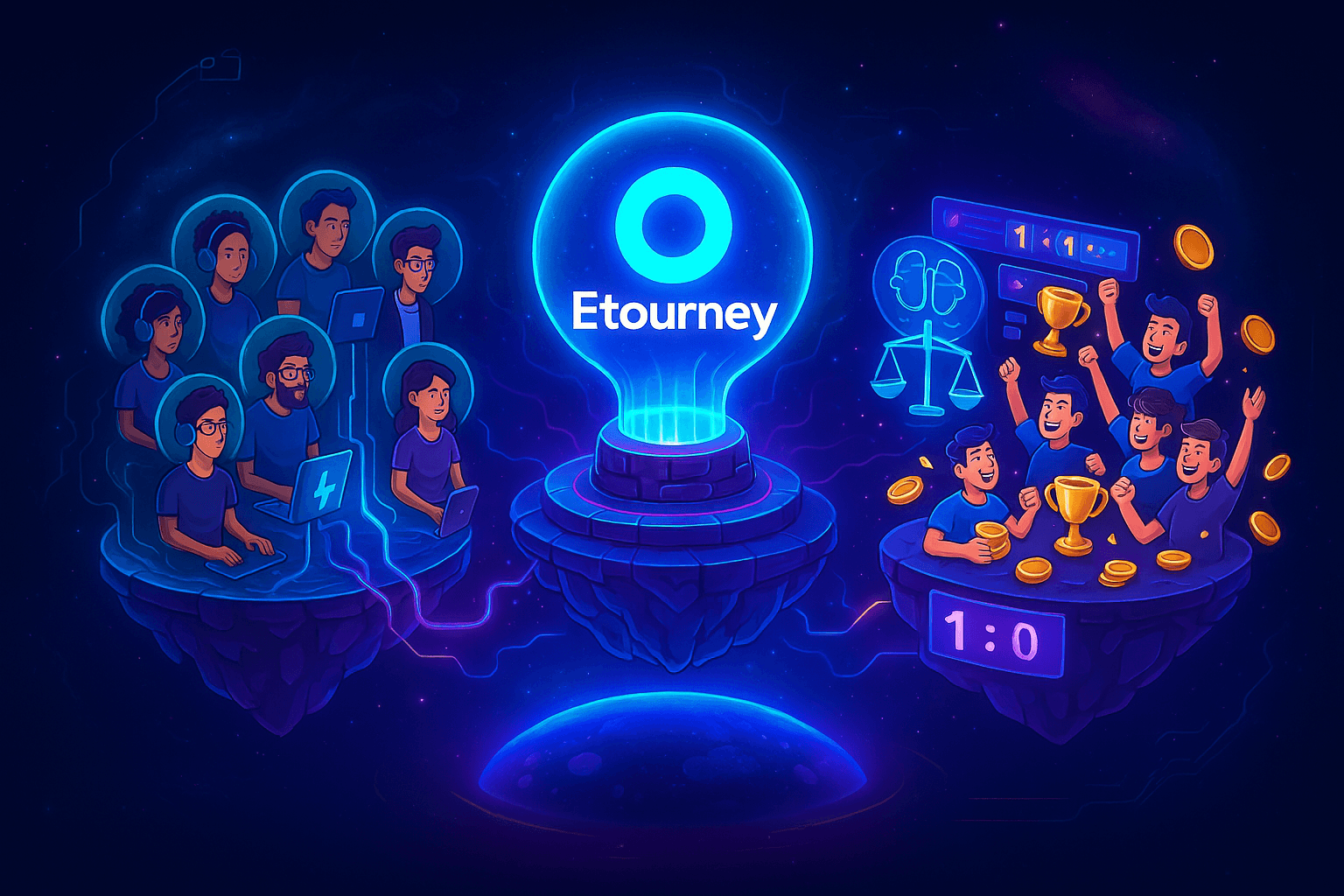 The Etourney mission: connecting developers and players